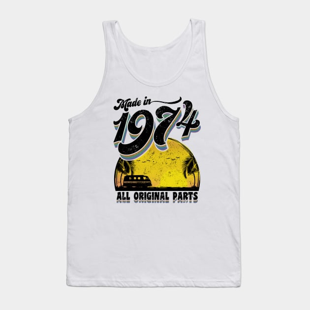 Made in 1974 All Original Parts Tank Top by KsuAnn